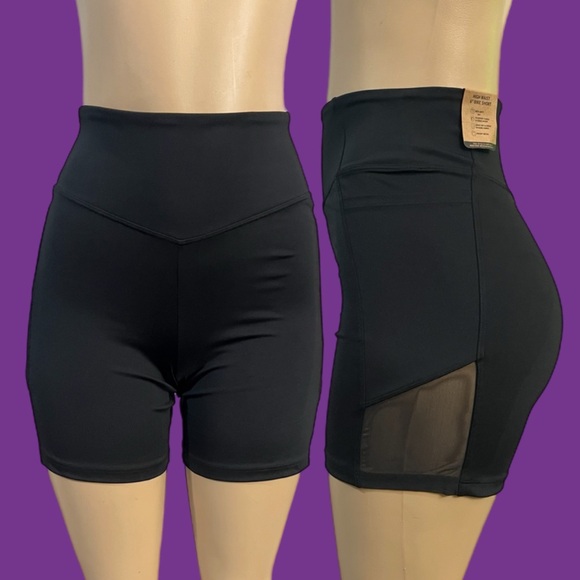 Victoria’s Secret Pink Active Soft Ultímate V High Waist 6” Bike Shorts black XL - Picture 1 of 4